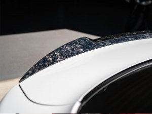 Alfa Romeo Giulia Trunk Spoiler - Carbon Fiber - QV Style - Feroce Carbon - Forged Carbon
